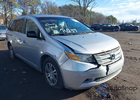 2012 Honda Odyssey Ex-L from USA, damaged, VIN 5FNRL5H63CB031110